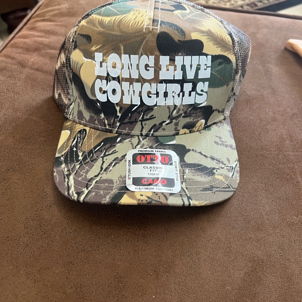 OTTO Camo Cap with White Text Classic Adjustable Fit New With Tag